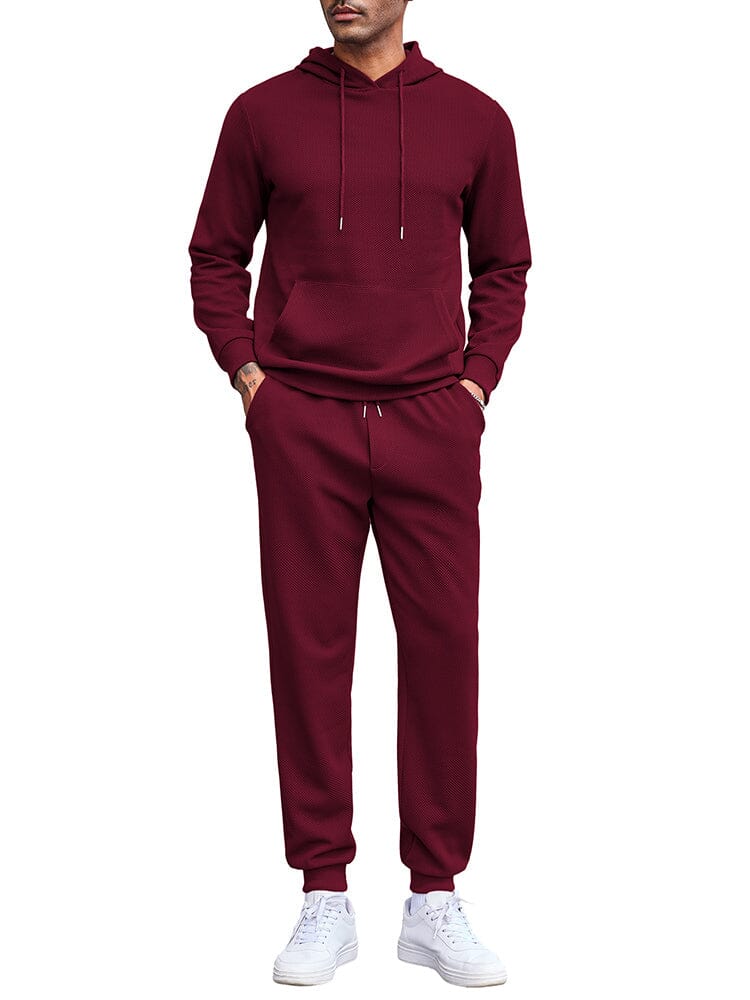 Waffle 2-Piece Hoodie Jogging Set (US Only) - Image 6