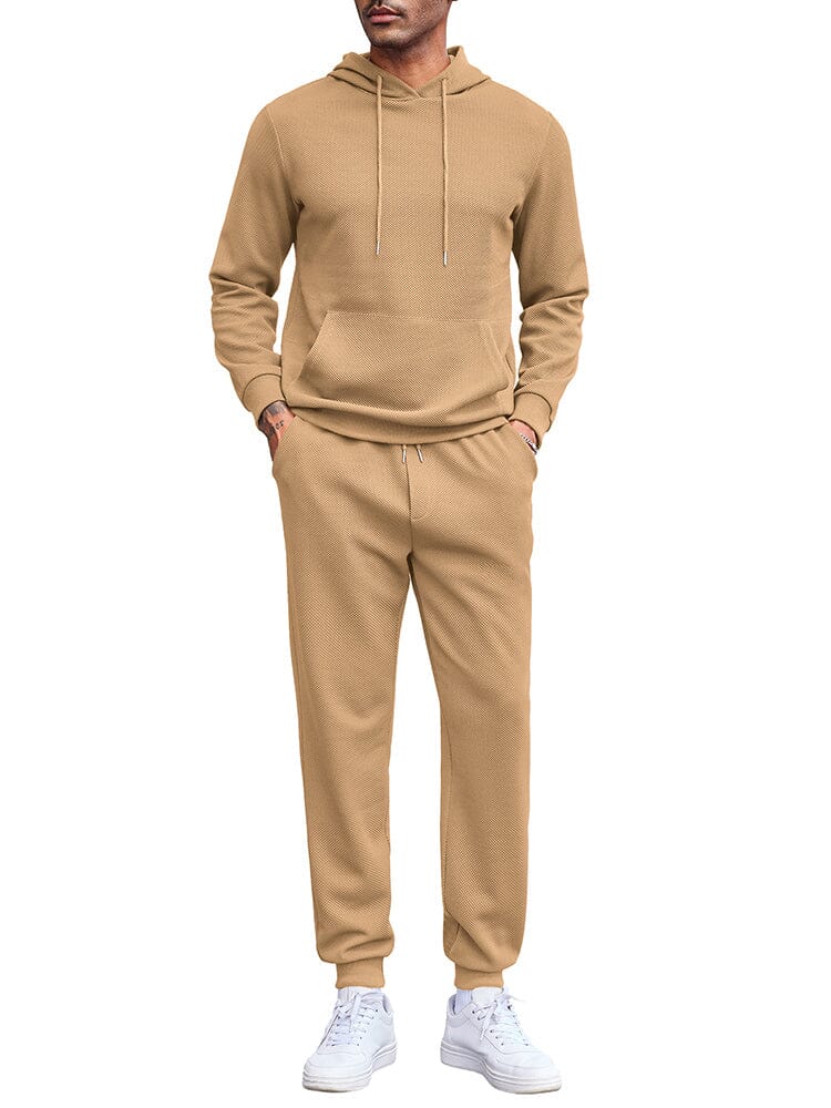 Waffle 2-Piece Hoodie Jogging Set (US Only) - Image 7