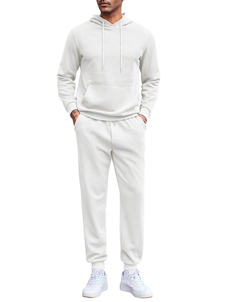Waffle 2-Piece Hoodie Jogging Set (US Only) - Image 8