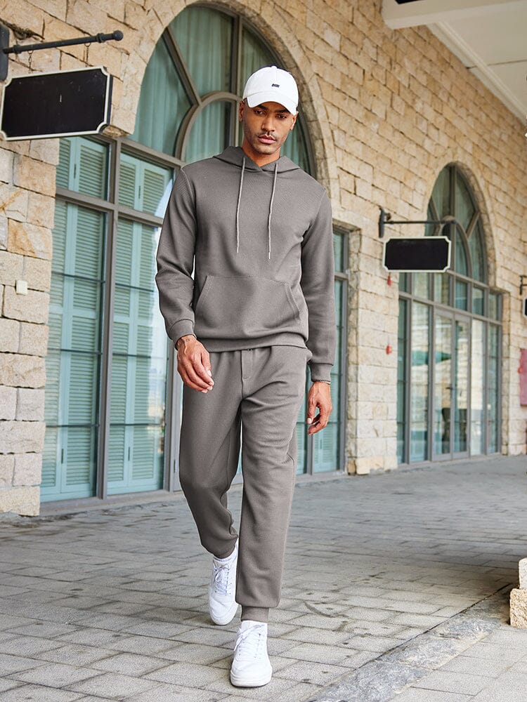 Waffle 2-Piece Hoodie Jogging Set (US Only) - Image 9