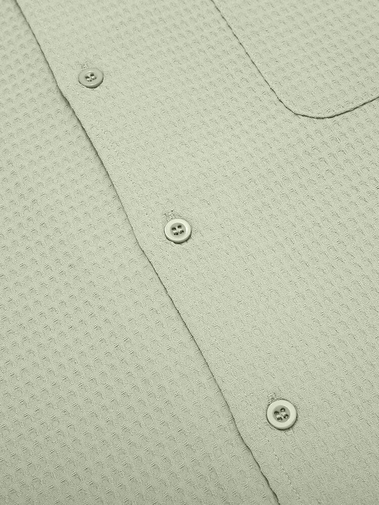 Waffle Loose Fit Short Sleeve Shirt (US Only) - Image 29
