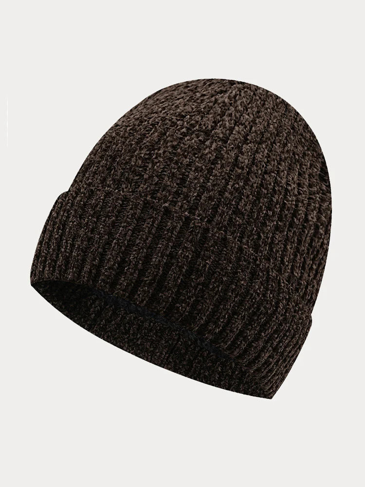 Warm Thick Fleece Knit Beanie - Image 2