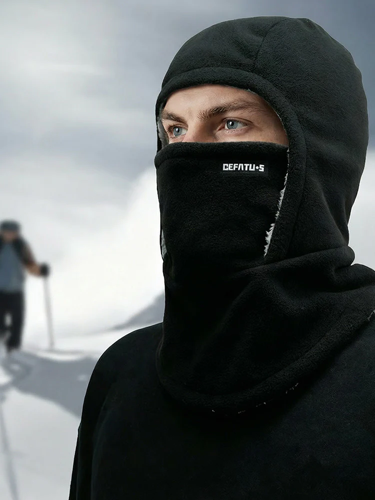 Windproof Fleece Lined Face Mask Balaclava - Image 9