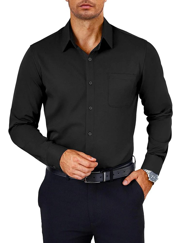 Wrinkle Free Button Down Dress Shirt (US Only) - Image 11