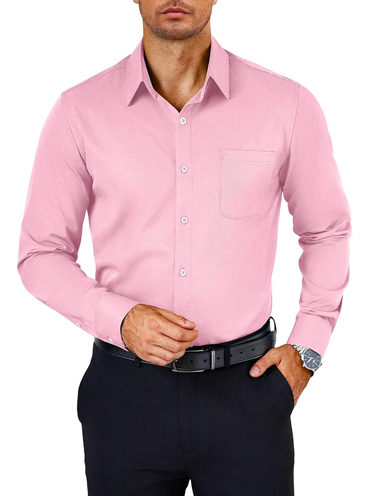 Wrinkle Free Button Down Dress Shirt (US Only) - Image 13