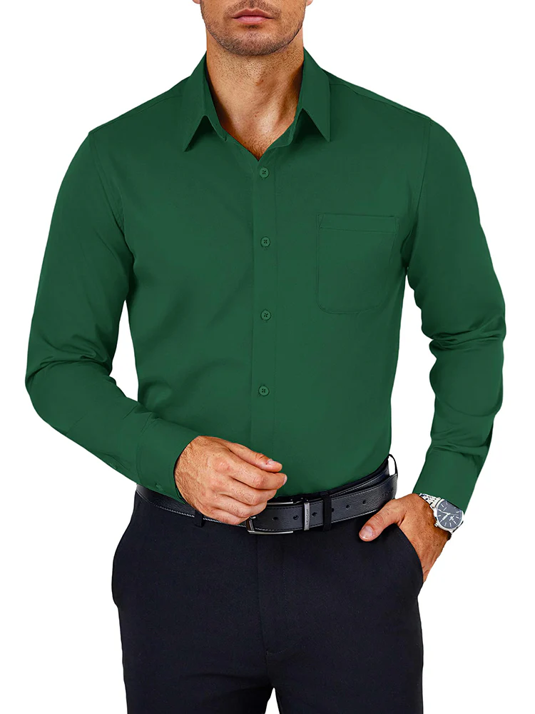 Wrinkle Free Button Down Dress Shirt (US Only) - Image 15
