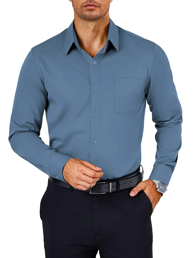 Wrinkle Free Button Down Dress Shirt (US Only) - Image 4