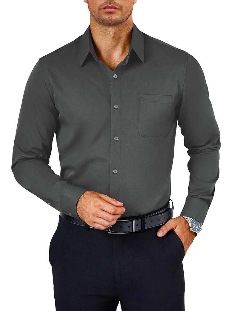 Wrinkle Free Button Down Dress Shirt (US Only) - Image 5