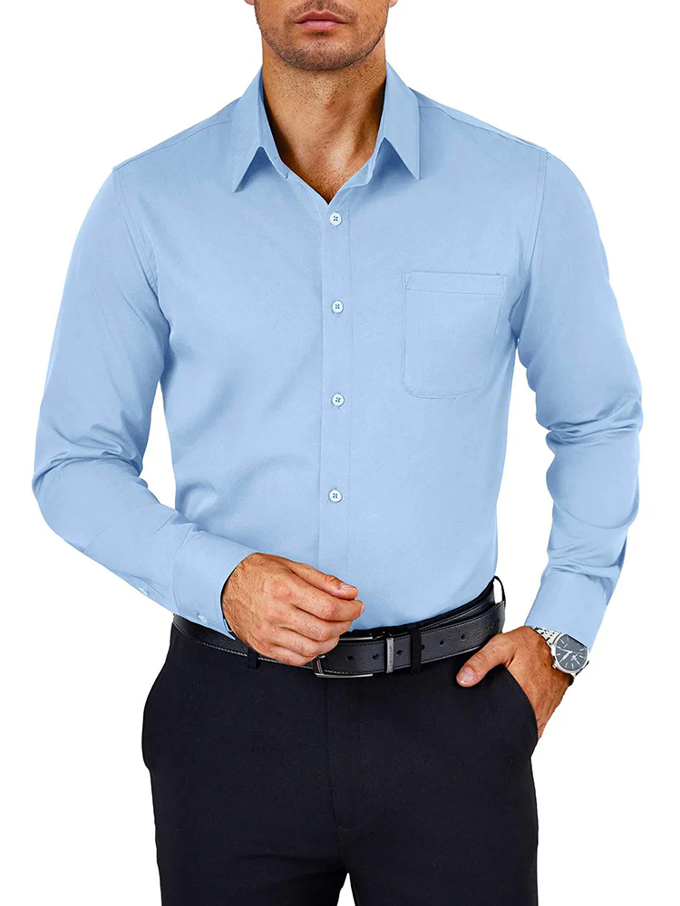 Wrinkle Free Button Down Dress Shirt (US Only) - Image 7
