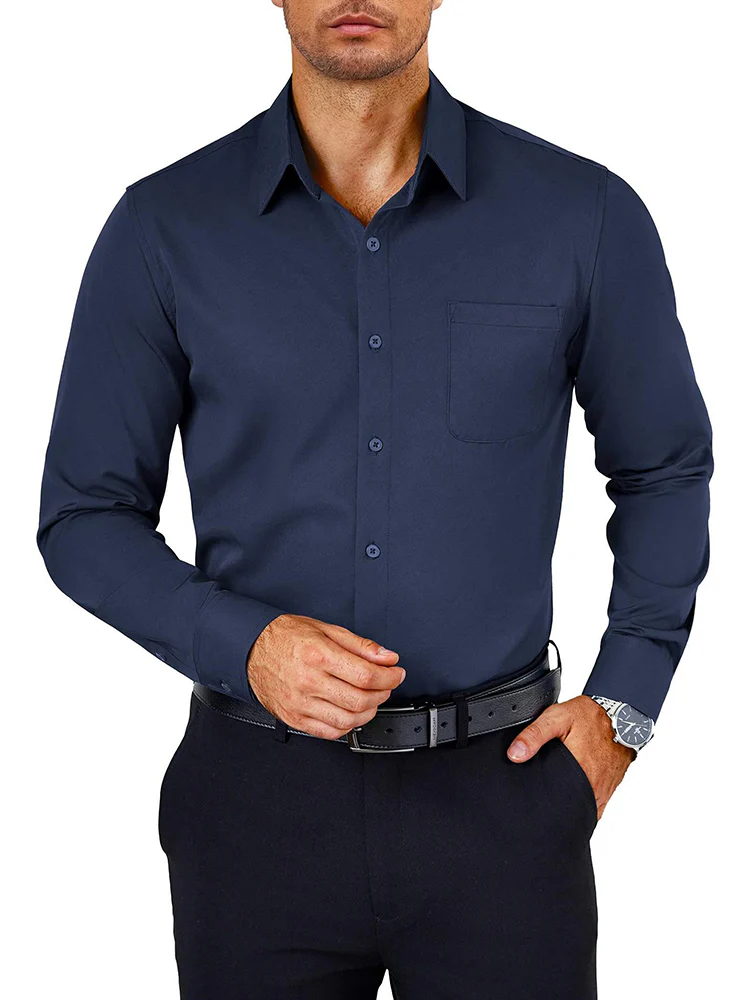 Wrinkle Free Button Down Dress Shirt (US Only) - Image 8